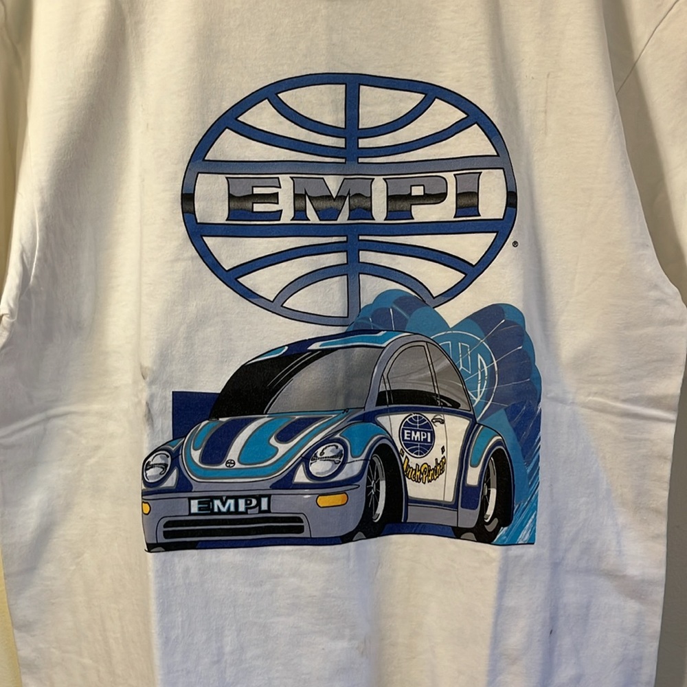 EMPI Inch Pincher VW Beetle Graphic T Shirt sz L - Picture 3 of 8